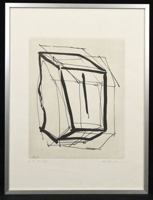 an image of a black and white drawing of a cube