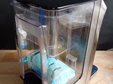 a blender that is sitting on a wooden table