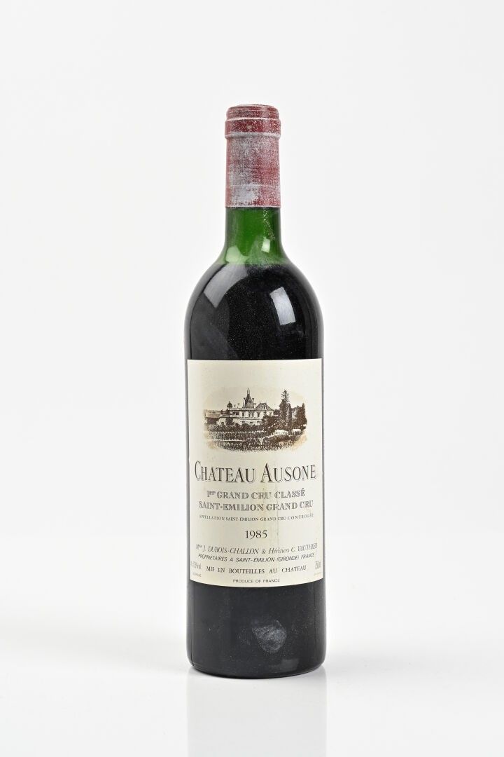1B CHÂTEAU AUSONE (Caisse Bois individuelle) (H.E.+; e.l.s; c.c.) GCC1A Saint-Emilion 1985