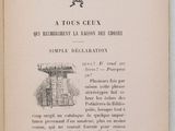 an old book with a picture of a building on it