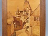 an image of a picture of a painting of a village