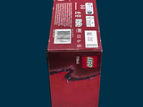 a red box that has a toothbrush inside of it