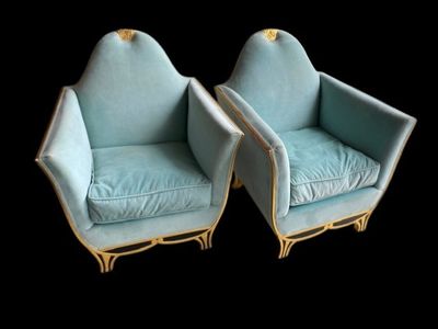 Paul FOLLOT (1877 - 1941) Paire de fauteuils vers 1925 Paire…