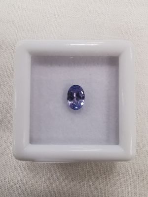 TANZANITE violet blue VS Tanzanie ovale 8,3 x 6,4 1,53ct