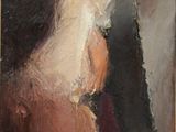 une image représentant un tableau où l'on voit une femme regardant par la fenêtre