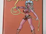 la couverture d'un livre sur laquelle figure une femme en tenue de cow-boy tenant un lasset