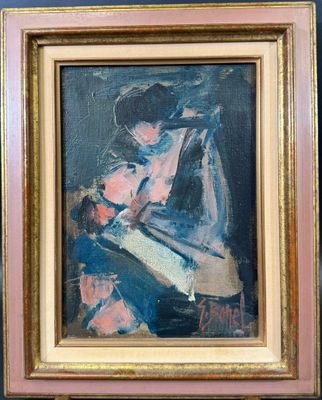 une image représentant un tableau d'une femme jouant du piano