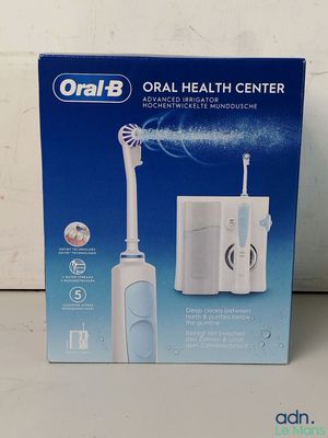 an image of a box of oral health center products sitting on a table