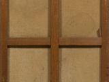an image of a window with a wooden frame on the outside of it