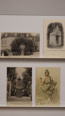Chambon sur Voueize : Lot de 4cpa (dont 1 avec autographe d’Eugén...