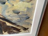 a picture of a painting on the wall of a room