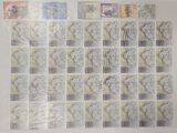a picture of a picture of a lot of stamps