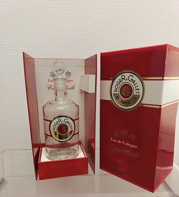 ROGER GALLET Grand flacon d'eau de cologne vide