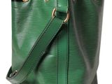 louis vuitton green epi leather bucket bag