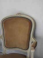PAIRE DE FAUTEUILS de style Louis XV en bois sculpté et laqu… (photo 3)