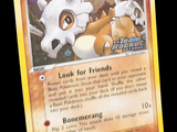 une photo d'une carte Pokémon sur laquelle figure l'image d'un chien