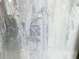 a close up picture of a painting of a man on a horse
