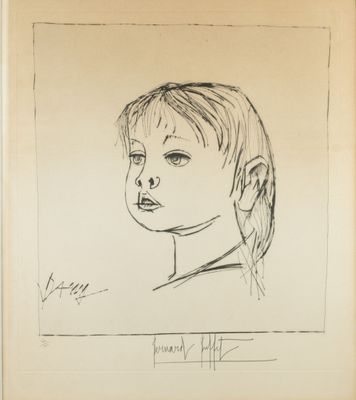une image représentant le dessin d'un jeune garçon portant un anneau dans le nez