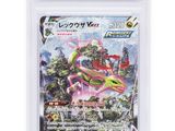 the pokemon card is in a clear plastic bag