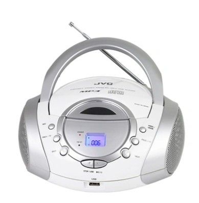 Radio CD MP3 JVC avec antenne cassée - Bon état général