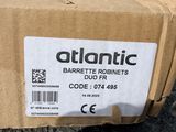 a box with a label on it sitting on the ground