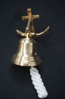 boussole de voyage + cloche de bateau - laiton - diamètre de… (photo 2)