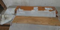 Etagère murale en manguier et fer doré, dimensions: 100x22x2… (photo 3)