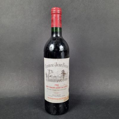 a bottle of red wine sitting on top of a table