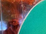a close up picture of a green table tennis court