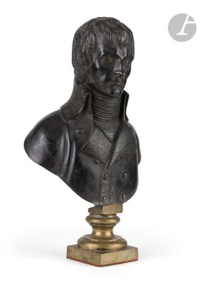 an image of a bust of a man on a pedestal