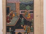 an image of a painting on a piece of paper with people on it