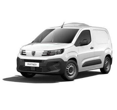 the white van is parked on a white background