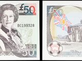 deux images différentes d'un billet de banque sur lequel figure le portrait d'une femme