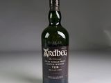 an image of a bottle of ardbee ' s 10 year old single malt scotch whisky