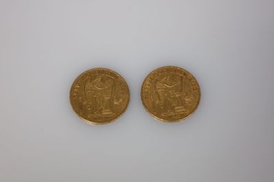 deux souverains en or, dont l'un est un souverain et l'autre un souverain