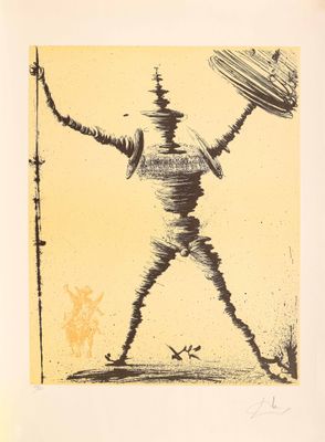 une image représentant un dessin d'un homme tenant un frisbee dans ses mains