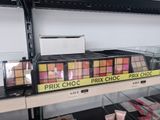 a display case with a variety of chocolates on it