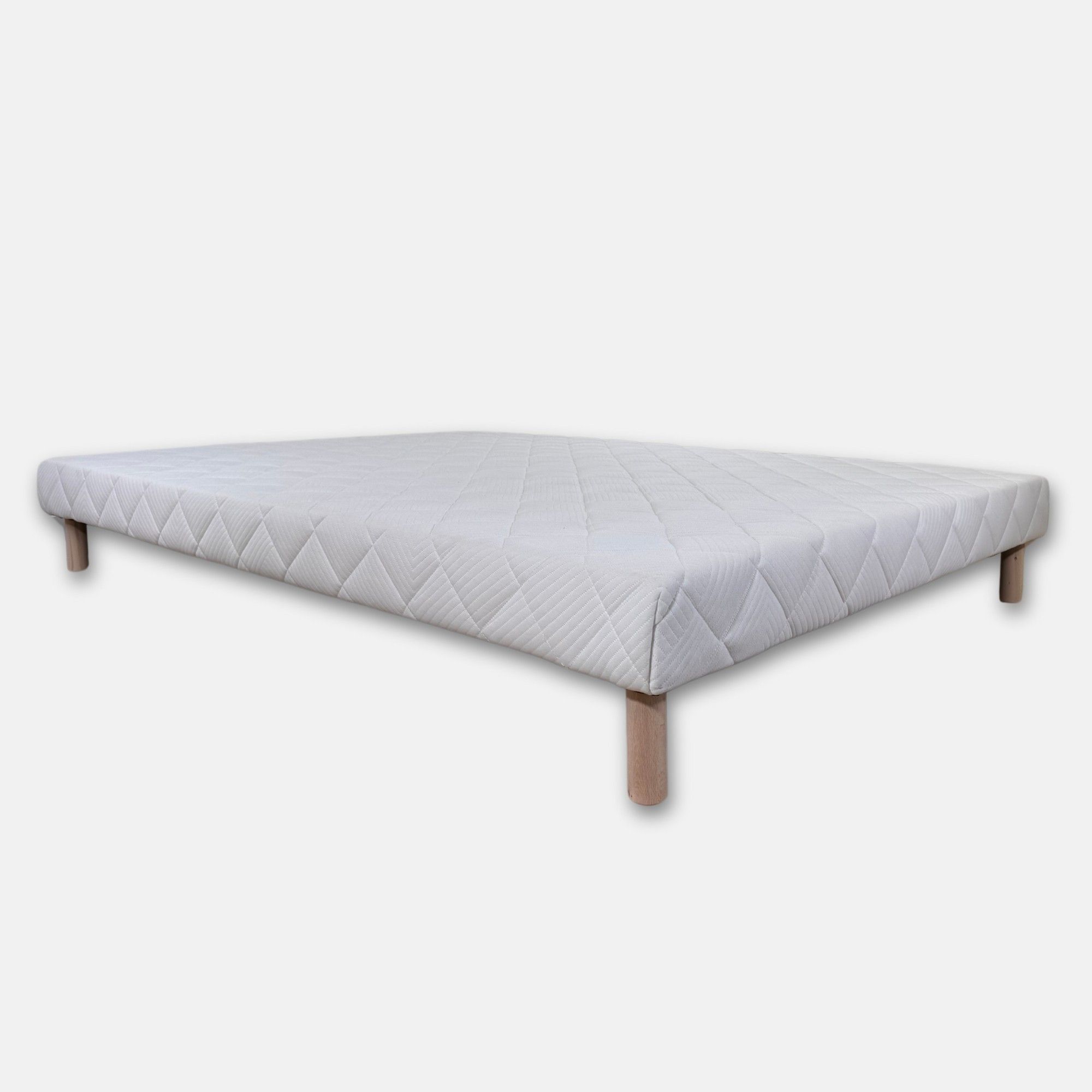 1 x Sommier Tapissier 140x190 cm (pieds inclus) :