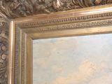 a picture of a painting on the wall of a room