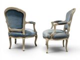 two chairs with blue upholstered upholstered upholstered upholstered upholstered upholstered upholstered upholstered