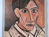 an image of a painting of a man in a white shirt