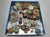 a tray that has a lot of different items on it
