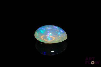a white fire oplite in a black background