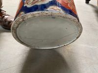 TRAVAIL de style Imari. Porte-parapluie en porcelaine émaill… (photo 5)