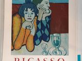 a poster of a man and a woman sitting at a table