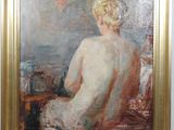 l'image d'un tableau représentant une femme nue assise sur une chaise