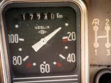 a close up of a speedometer on the dashboard of a car