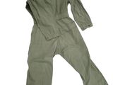 an image of a green jumpsuit on a white background