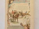 un livre sur lequel figure l'image d'un homme à cheval