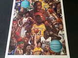 an autographed photo of the los lakers basketball team is on display